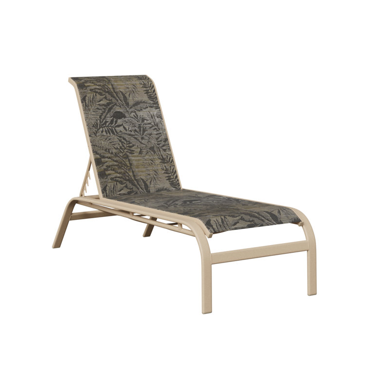 Méridienne berline en aluminium avec accoudoirs Sumba Mocha de Berlin Gardens Murphy Luna, Luna multicolore