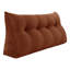 Lit à dossier assis en velours côtelé confortable, tête de lit, coussin de lecture, dossier triangulaire, compression-99222253-99222251