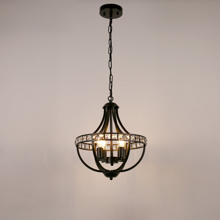 Srinithya 8 - Light Dimmable Lantern Geometric Chandelier