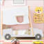 Lit voiture en bois avec coussin-585235477
