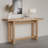 59.05Inch MDF Console Table Narrow Entryway Table For Hallway, Behind The Couch, Living Room, Foyer, Easy Assembly, OAK