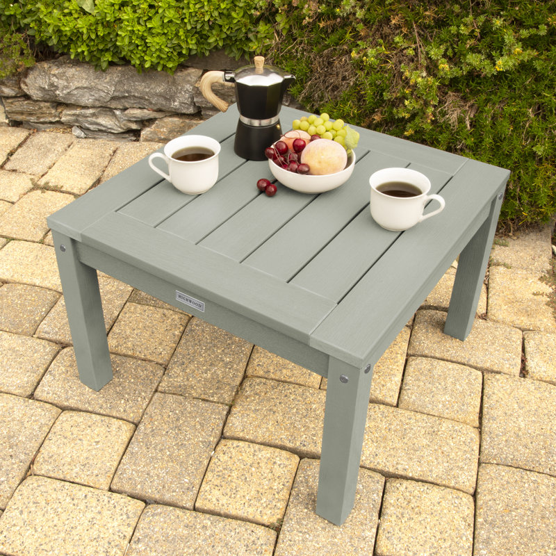 Table d'appoint en plastique Arbnora, Eucalyptus