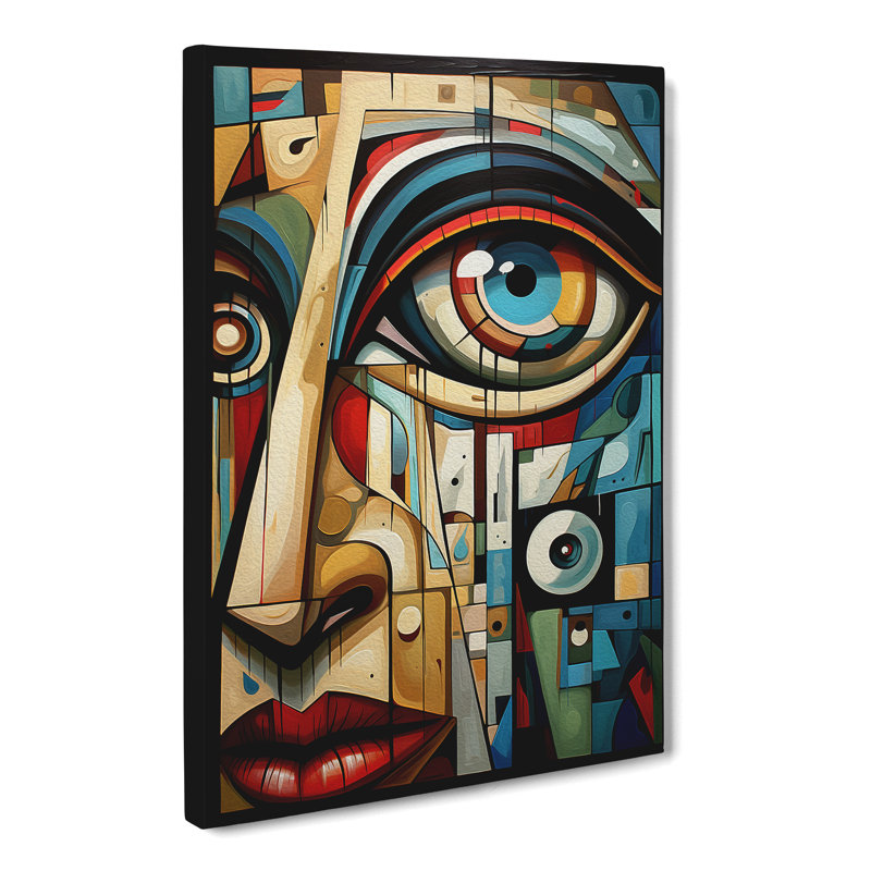 Eye Cubism - No Frame Print, 76cm H x 50cm W x 3cm D