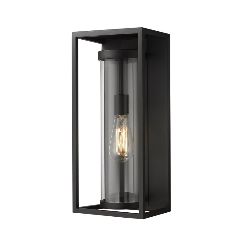 Belote Wall Light, Black, 18.25" H x 8" W x 6.25" D
