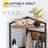 ‎Engineered Wood Over-the-Door 11 - Hook Coat Rack