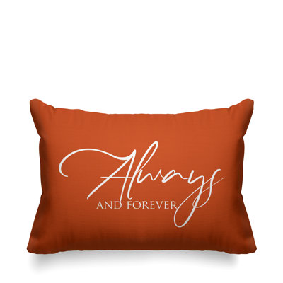 Housse et insert de coussin rectangulaire extérieur Aspire Always and Forever