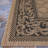 Dauphine Floral Cocoa Black Indoor Outdoor Area Rug-585662300