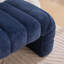 Banc de lit moderne en chenille sans accoudoirs avec hauteur de siège optimale pour le vestibule du salon-128632793