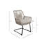 2 pièces Fauteuil d'extérieur en rotin PE toutes saisons avec support à ressorts et coussins pour balcon, jardin, cour