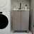 Modern Foldable Bathroom Vanity with Ceramic Basin