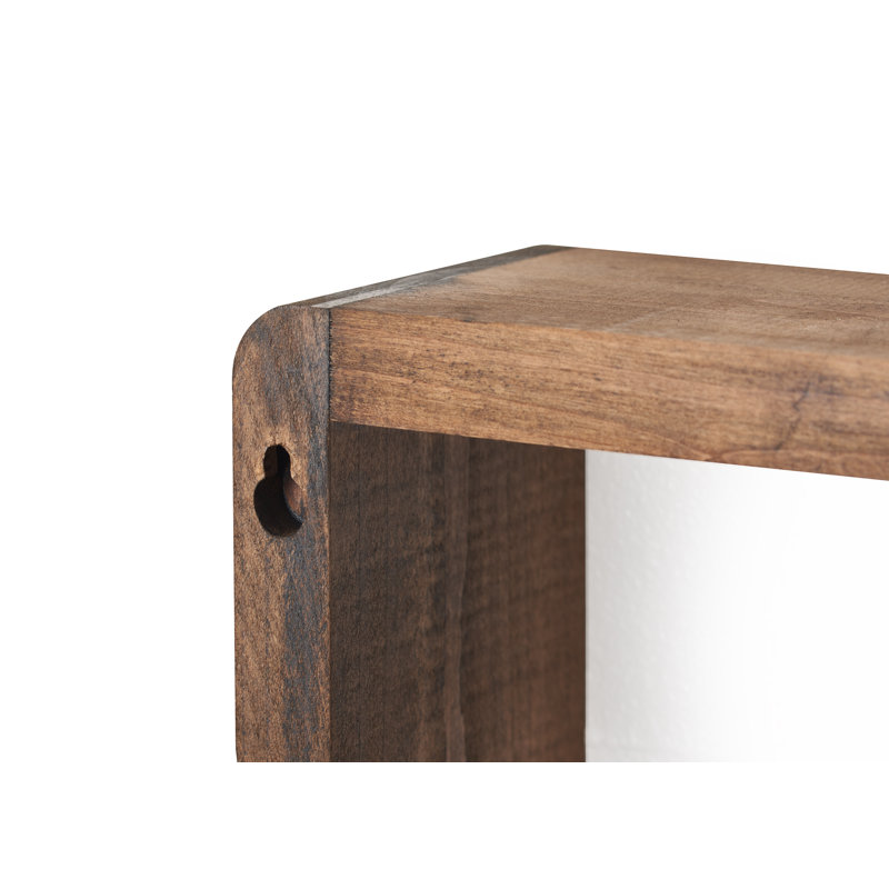 Abbott 2 Piece Alder Solid Wood Floating Shelf