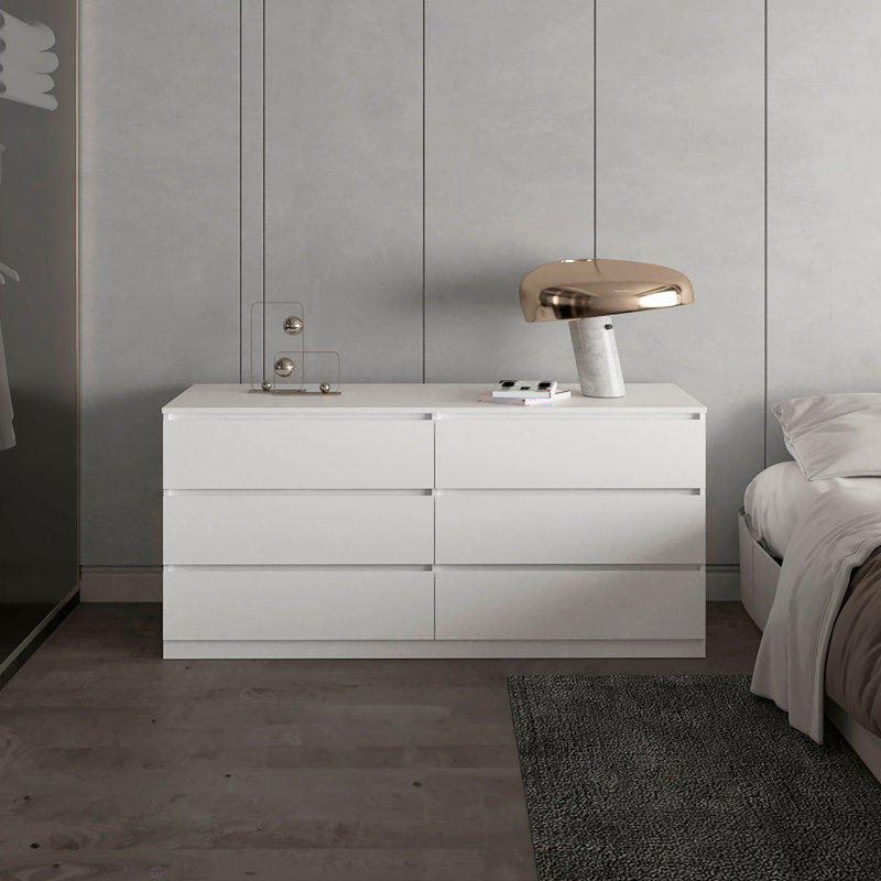 Commode rectangulaire à 6 tiroirs