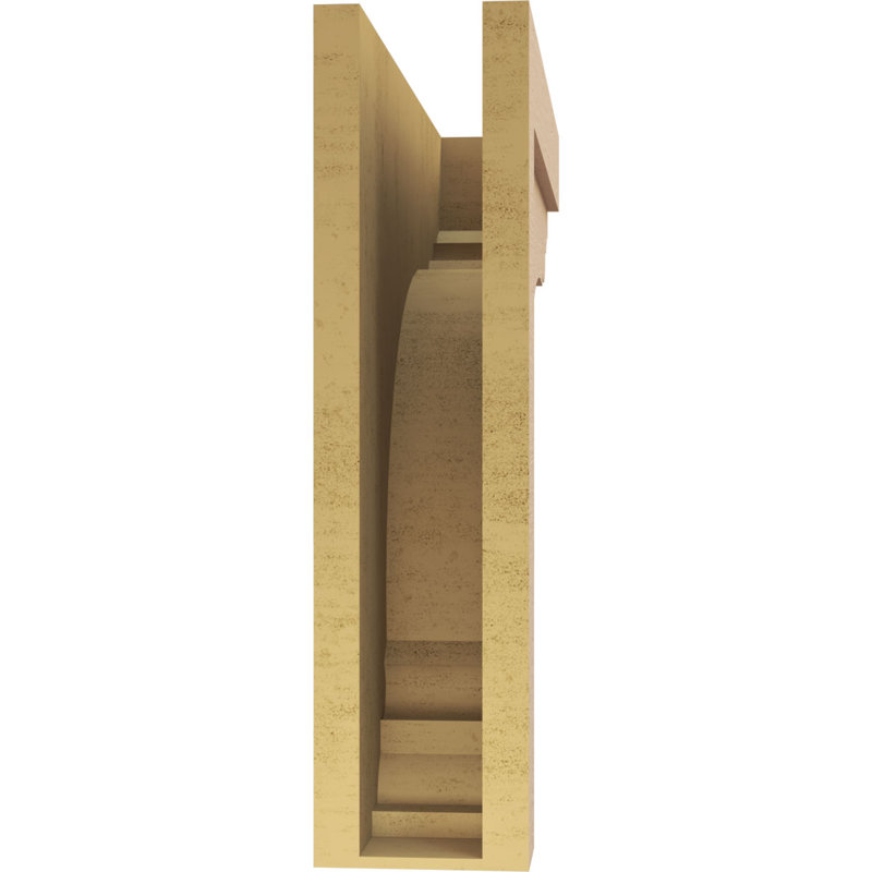 Bois de cèdre brut Warren, H 28 po x l 7 po x P 28 po