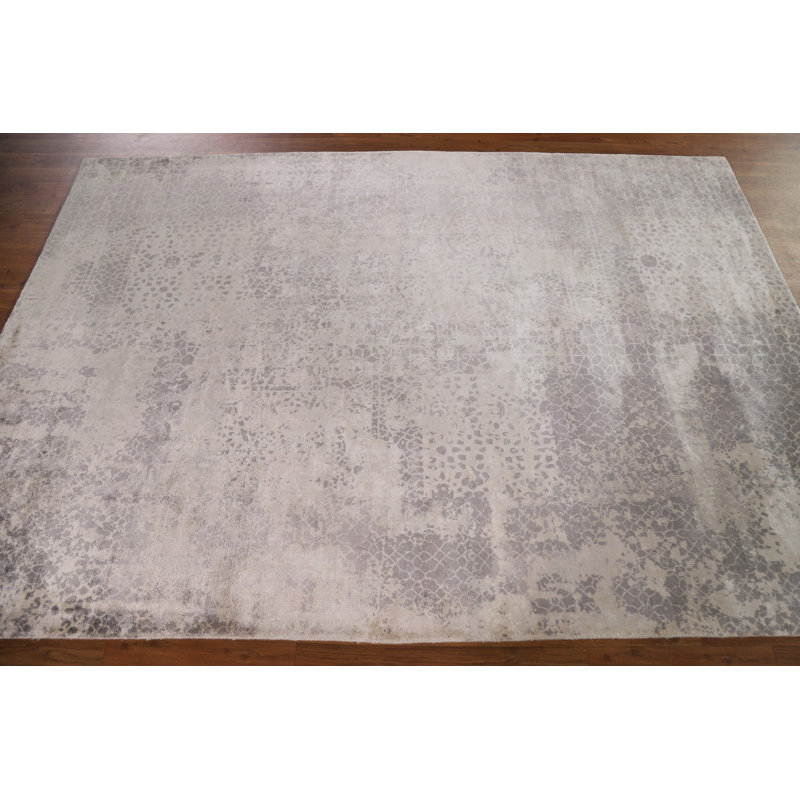Tapis contemporain contemporain noué à la main