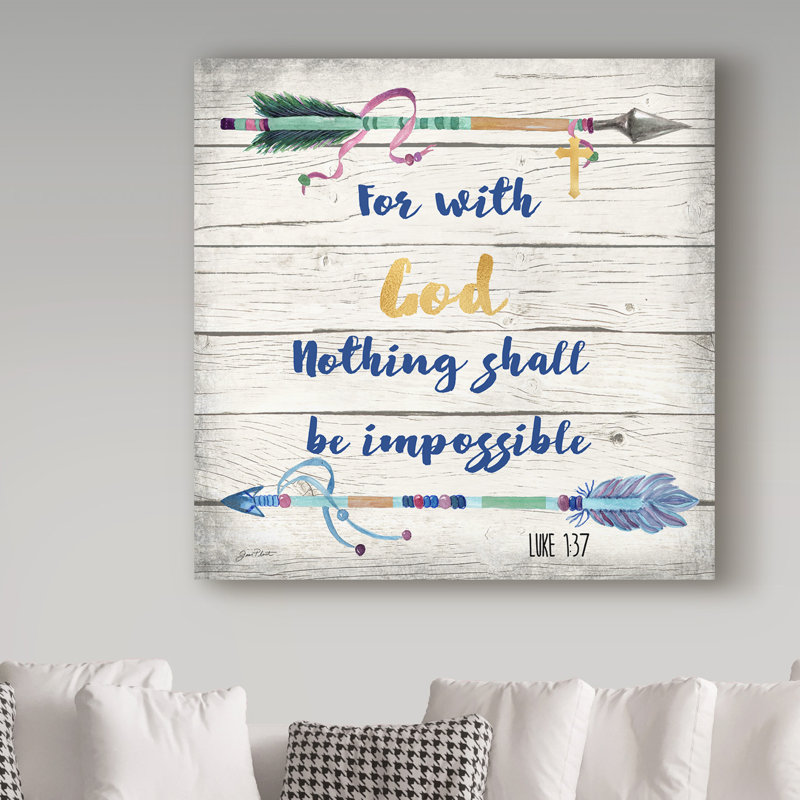 Trademark Fine Art Jean Plout " Rustic Bible Verse 2 " by Jean Plout