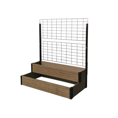 Raised Garden Bed with Trellis