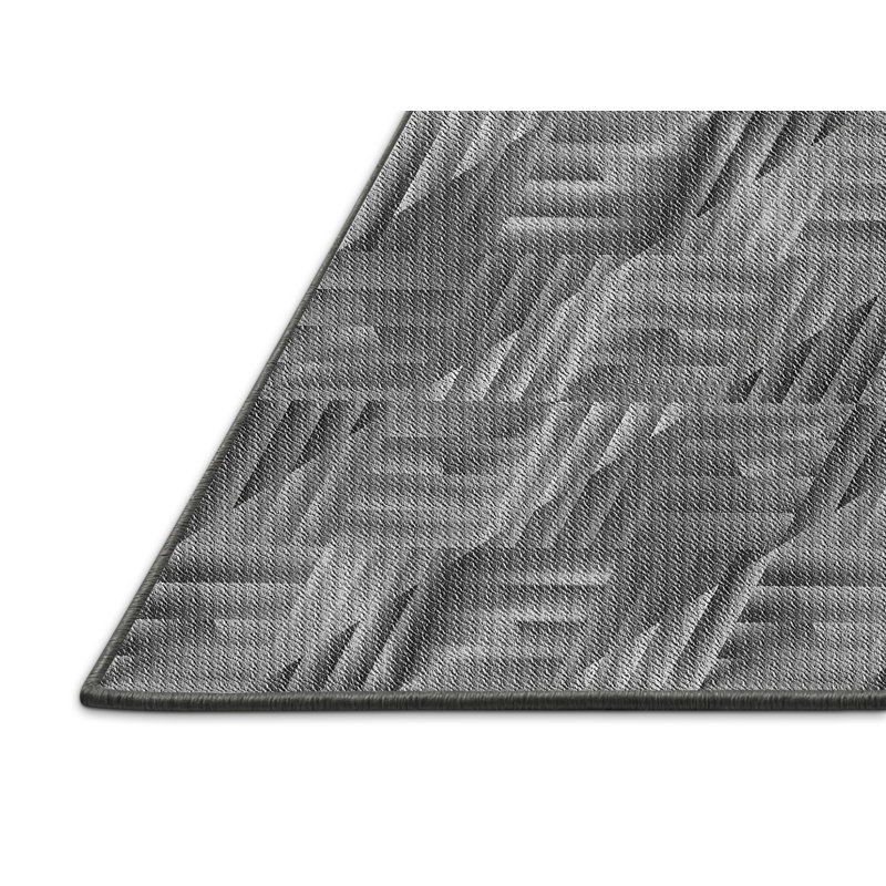 Performance Wool Geometric Indoor Rug, Rectangle 2' x 3'