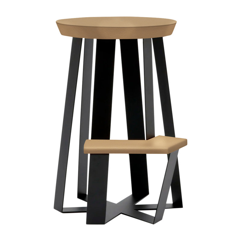ARS Stool with Metal Frame, Canyon