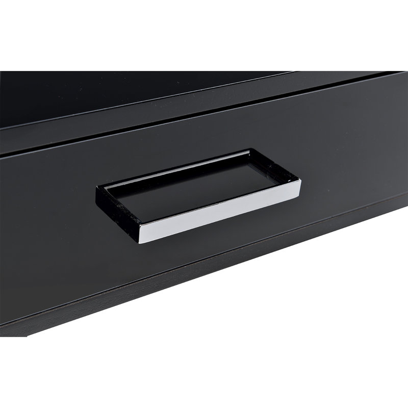 Bureau d'écriture 2 tiroirs avec base en métal