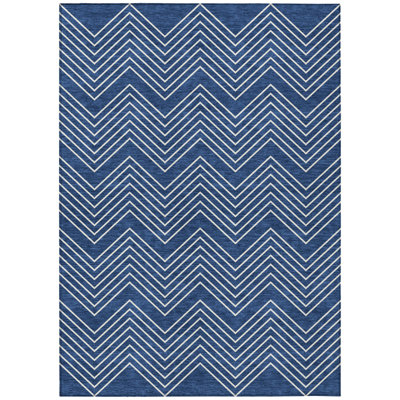 Machine Washable Indoor/Outdoor Kerwin ACN2390 Geometric Rug