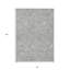 Tapis intérieur lavable floral 8 pi x 10 pi gris