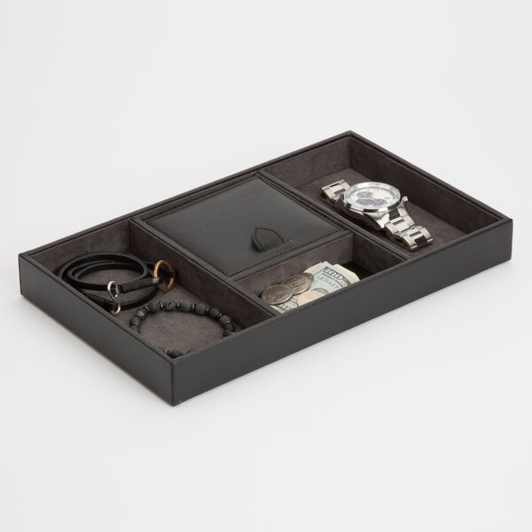 Stock Your Home Luxury Mens Dresser Valet Organizer for Watches