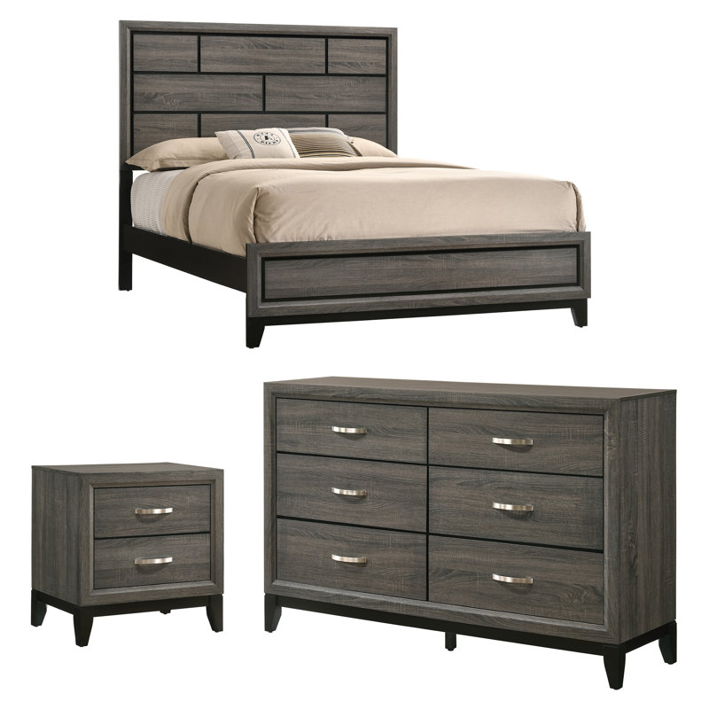 Goree Solid Wood Piece Bedroom Set