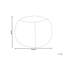 Charie 50cm Wide Round Solid Colour Pouffe Ottoman-1351005073