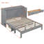 Lit escamotable avec grands tiroirs Murphy, gris-1889750819
