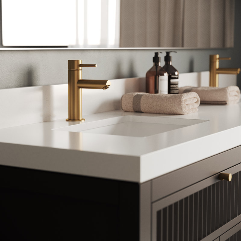 Meuble-lavabo double 72 po Davos, Espresso