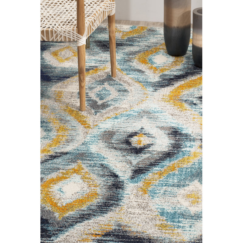 Nistler Ikat Area Rug, Runner 66 x 183 cm