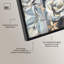 «Grey Delight», impression élégante, art floral par Art Remedy-115132508-115132510