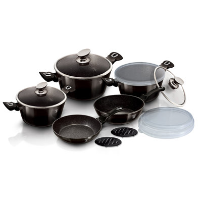 13 - Piece Non-Stick Aluminum Cookware Set