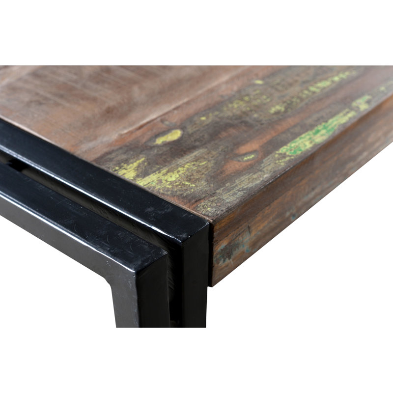 Gramercie Solid Wood Top Coffee Table, 18" H x 35" L x 35" W, Brown