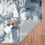 Tapis bleu / gris Serdar-782142290