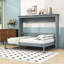 Wood Murphy Bed with Slat-1823022346