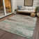 Machine Washable Indoor/Outdoor Xhevrie Khaki Rug