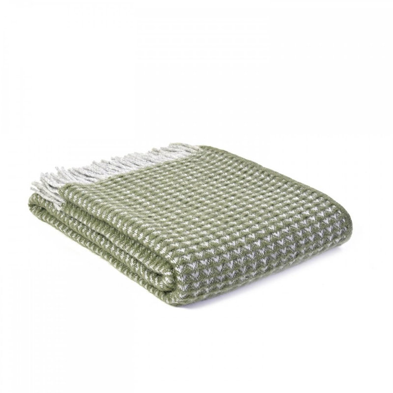 Elinna Geometric Blanket with Fringe