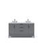 Meuble-lavabo de comptoir en marbre blanc 60 "Elizabeth de Elizabeth avec robinet Elizabeth-441641541-441641540
