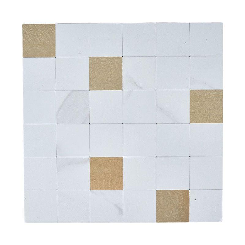 No Subject Wall Decals, White/Gold