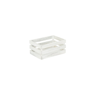 Wooden Slatted Storage Crate