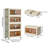 19.69" Side Wide Folding Storage Cabinet-1551996079