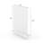 5X7" Clear Polystyrene Sign Holder Picture Frame Photo Menu Holder Countertop Display Rack 11193-3-5X7 Peel Off Protective Film (White) Before Use.