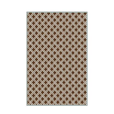 Stylish Hall Carpet (3.3 x 6.6 ft), 100% Polyester, 0.3 in Pile Height | Antibacterial, Non-Slip PVC Felt Dot Underside | Machine Washable, 3D Digital Print, Durable & Easy to Clean | Perfect for Entryway & Living Areas