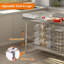 Table de préparation 24 po x 48 po en acier inoxydable robuste avec dosseret réglable pour la maison et l'hôtel