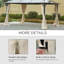 Dakota Fields Beige Fabric Side Wall for Gazebo-583035145