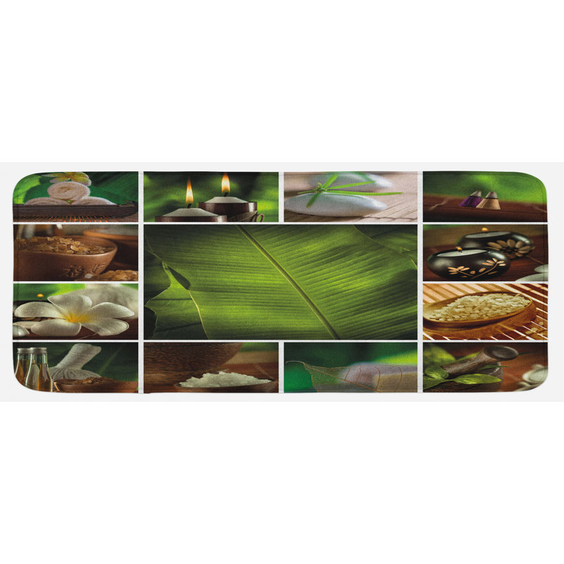 Eclectic Polyester Kitchen Mat