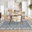 Farmhouse Floral Rug Washable Area Rug Non Slip, Soft Non Shedding Indoor Carpets, Low Pile Thin Foldable Printed Floor Mats, Bordered Carpet for Living Room Nursery Bedroom-1846611970