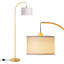 Lampe sur pied arquée 64 po avec télécommande 64 po, ampoule incluse-1538166328
