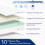 Matelas en mousse viscoélastique 10 "Tankersley Meidum-268952461